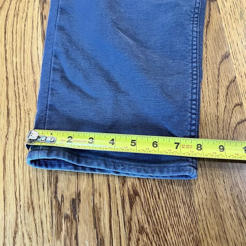 Faherty‎ Stretch Terry 5 Pocket Pants Mens 40x32 Navy Cotton Blend Slim Fit